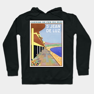 St.Jean de Luz Vintage Poster 1928 Hoodie